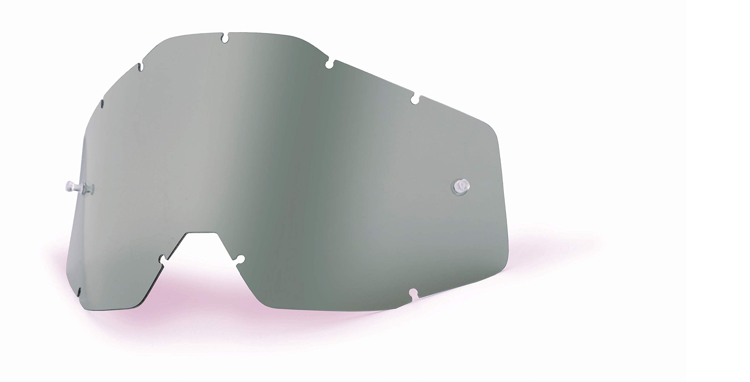 100% Kids Accuri/Strata Youth Replacement Lens W/Posts Anti-fog Motocross/Cycling Goggles Accessories - Smoke, One Size