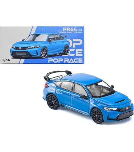 Amazon.com: AUTOart 1/18 Honda Civic Type R (FK8) 2021 Racing Blue
