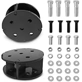 MILLISEC 2 Inch Air Spring Bag Angled Lift Spacer Helper Spring Kit | OE Replaces #TR200520AS,works with all brands of bellows-style air springs such as Torque, Firestone，AirLift