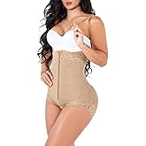 Chaierfei Shapewear for Women Tummy Control Fajas Colombianas Body Shaper Butt Lifter Compression Garment Open Bust Bodysuit