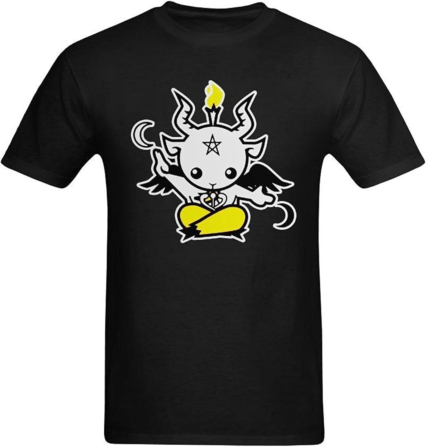 Amazon Com Lianfa Funny Sayings T Shirmen S Baphomet Sabbatic Goat Cartoon Art Design T Shirt Clothing