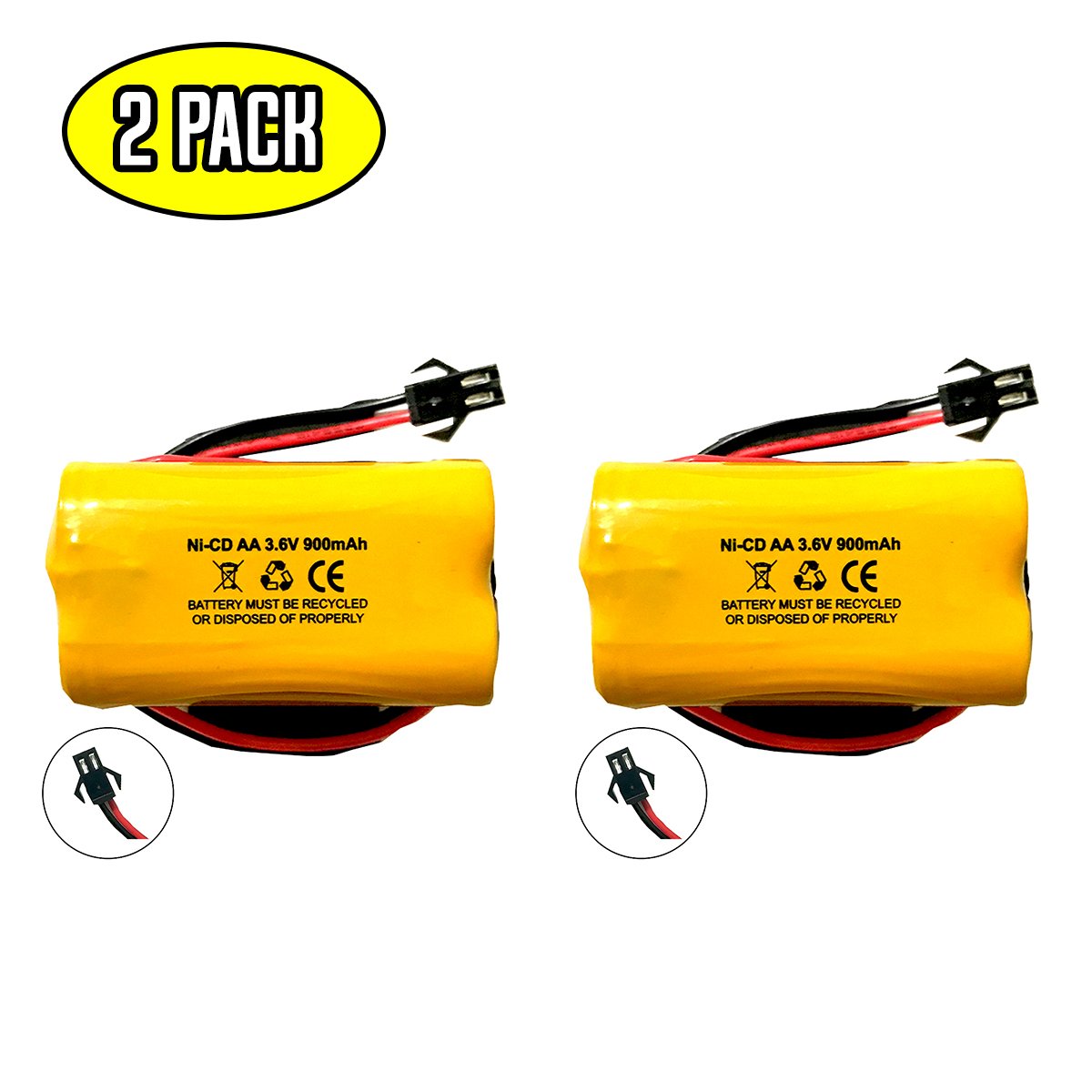 Emergency Light Fixtures 3.6v 900mAh Exit Sign Emergency Light NiCad