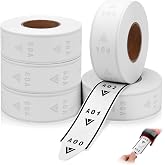 10000 Pcs Take A Number Tickets 5 Roll 2-Digit Ticket Numbered Roll 4 Groups Number A01-E99 for D80 Ticket Dispenser K-T Tickets Dispenser Roll for Restaurant Bank(2000 Tickets/roll)