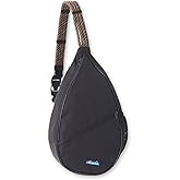 KAVU Paxton Pack Backpack Rope Sling Bag, Jet Black