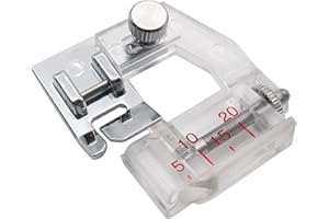 CKPSMS_#6290 Tape Binding Presser Foot Bias Binding Binder Foot Sewing Machine Presser Foot Set Accessories fit for Low Shank