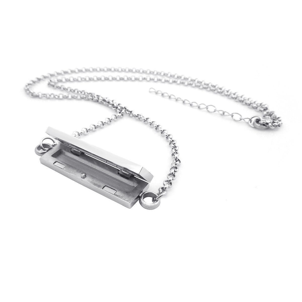 NewStar Women Diffuser Necklaces Inspirational Bar Pendant Necklace -Blessed