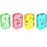 Hotlix Ant Lollipops - Edible Bug, Blueberry, Apple, Banana, Watermelon | Edible Insect Candy, Real Bug Lollipops, Assorted Flavors, Sugar-Free Formula, Pack of 4