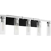 Quorum Lighting 533-5-5914 Kilbey Vanity, 5-Light 300 Total Watts, Matte Black
