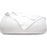 TL Care Health 100% Cotton Twin XL Blanket 66" x 90" - Soft, Lightweight and Breathable Blanket for Hospital, Medical, Home Care, Twin Bed & College Dorm