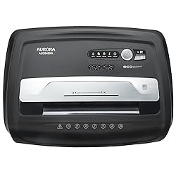Aurora Anti-Jam 20-Sheet Crosscut CD/Paper and
