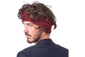 CHARM 100% Cotton Headband Cooling Sports Hair Band All Season Running