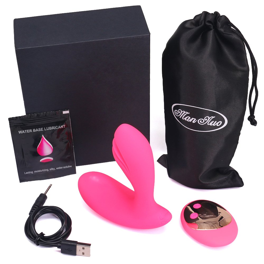 Butterfly Stoßfunktion Vibrator für sie Klitoris und G-punkt,Rollenden Perlen Design,Sexspielzeug für Frauen Paare