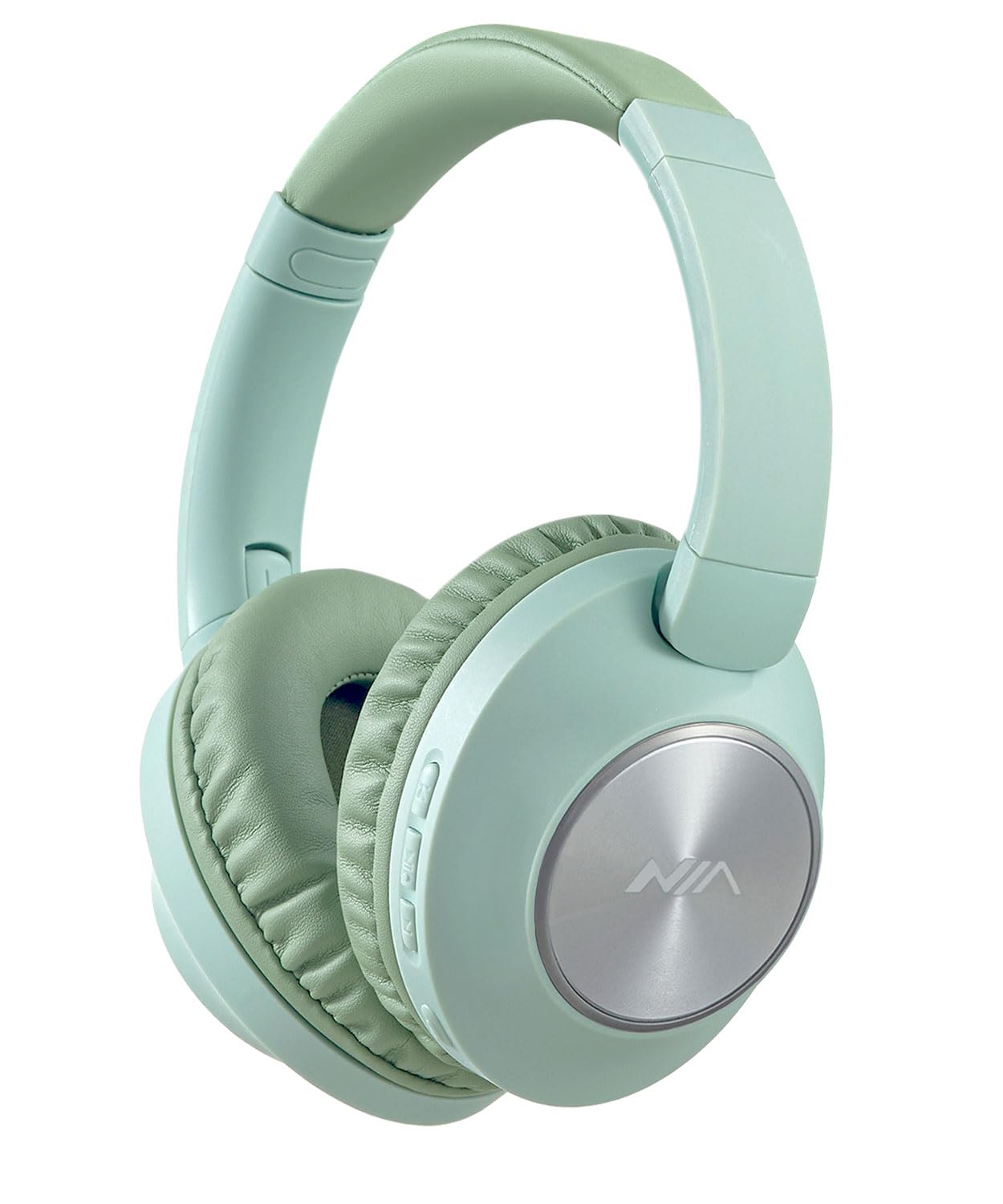 XuanGui Wireless Over Ear Bluetooth Headphones, Hi-Fi Stereo Sound Wireless Headphones with Mic, 20H Playtime, Foldable Bluetooth 5.3 Headphones for Office/Travel (Green)