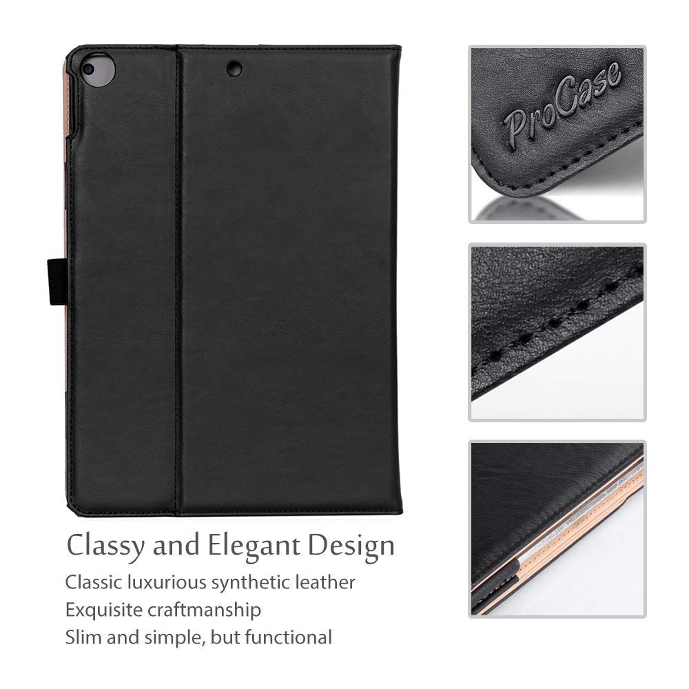 ProCase for iPad 10.2 Inch Case 2021 9th Generation/2020 8th Generation/2019 7th Generation iPad Case, Leather Vintage Stand Folio Cover Protective Case for 10.2