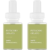 PuraHome Scent Refill - Smart Home Air Diffuser - Up to 120-Hours of Luxury Fragrance per Refill - Home Essential - Clean & Safe Diffuser Fragrance - 2 Pack, Pistachio Gelato