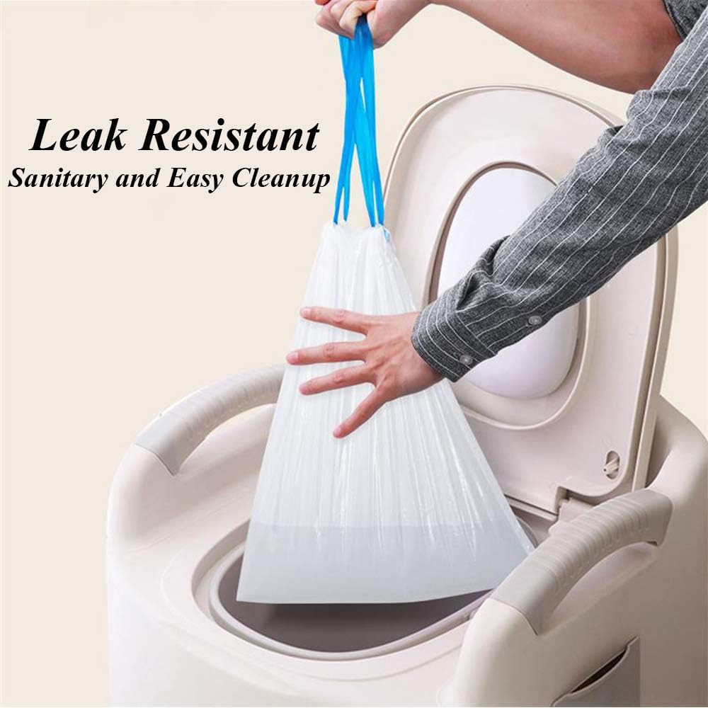 Commode Liners, Bearals Commode Bags Bedside Commode Liners Disposable for Adult Commode (Pack of 60): Health & Personal Care