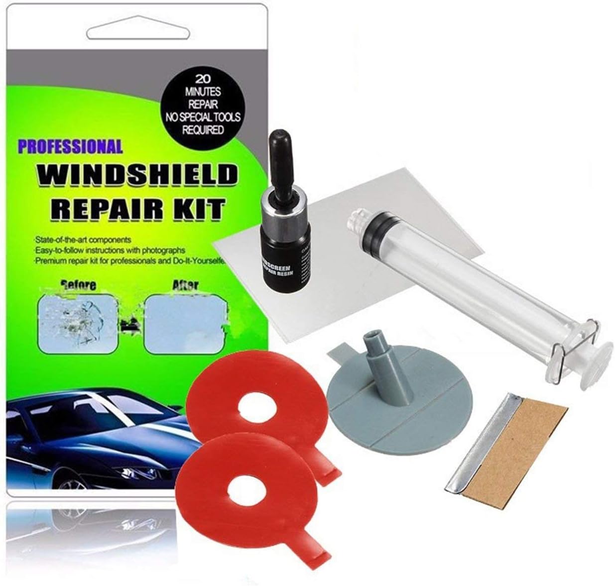 Kits de reparación de Parabrisas DIY Car Window Glass Scratches