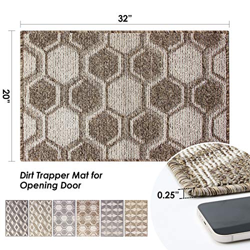 Chrider Front Door Mat, 20"x32" Indoor Door Mat for Home Entrance