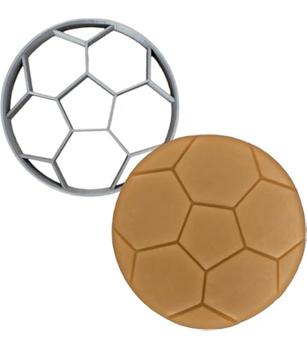 Super Petit Emporte-pièce Ballon De Football, 1 Pièce