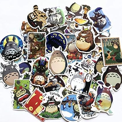WZRY Película Mi Vecino Totoro Pegatinas para Snowboard Equipaje ...