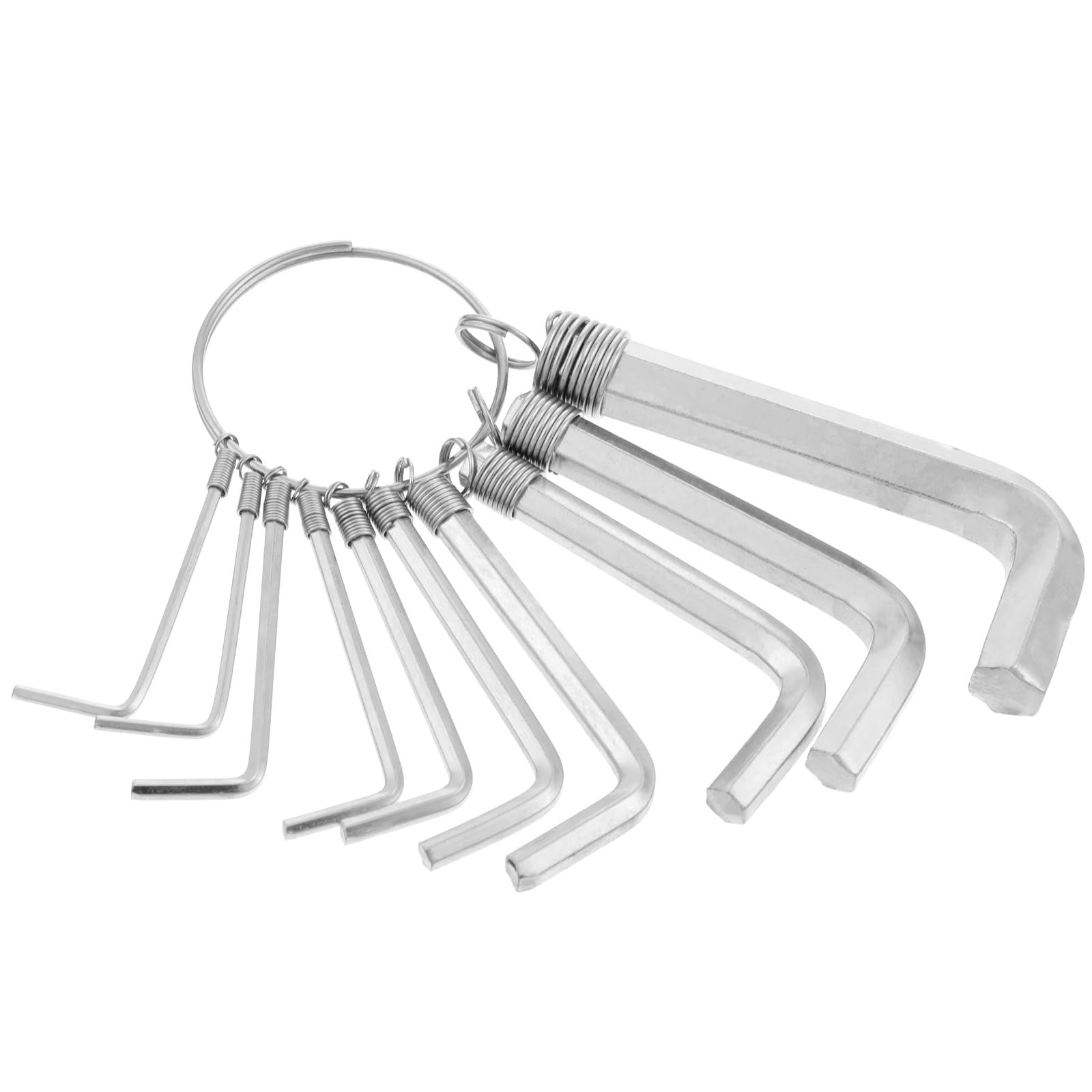 Photo 1 of 10 in 1 Small Allen Wrench Set 1.5-10 mm L Shape Allen Wrench Tiny Hex Key Set, Portable L Shape Bike Repair Tool Size: 1.5mm, 2mm, 2.5mm, 3mm, 3.5mm, 4mm, 5mm, 6mm, 8mm, 10mm