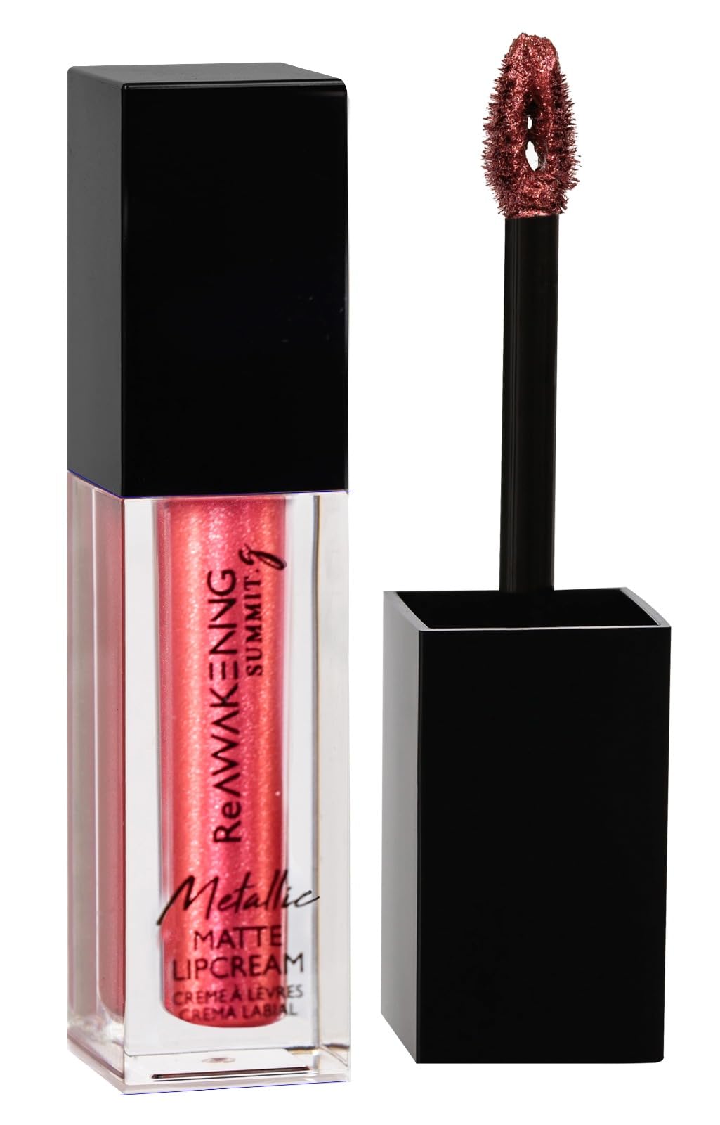 Summit G Metallic Liquid Matte Lip cream, Long Lasting Matte Finish Lipstick, Vitamin E Enriched, Highly Pigmented Coloured Lip stain, Cruelty-Free, Kiss Proof, Water Resistant (PURITY)