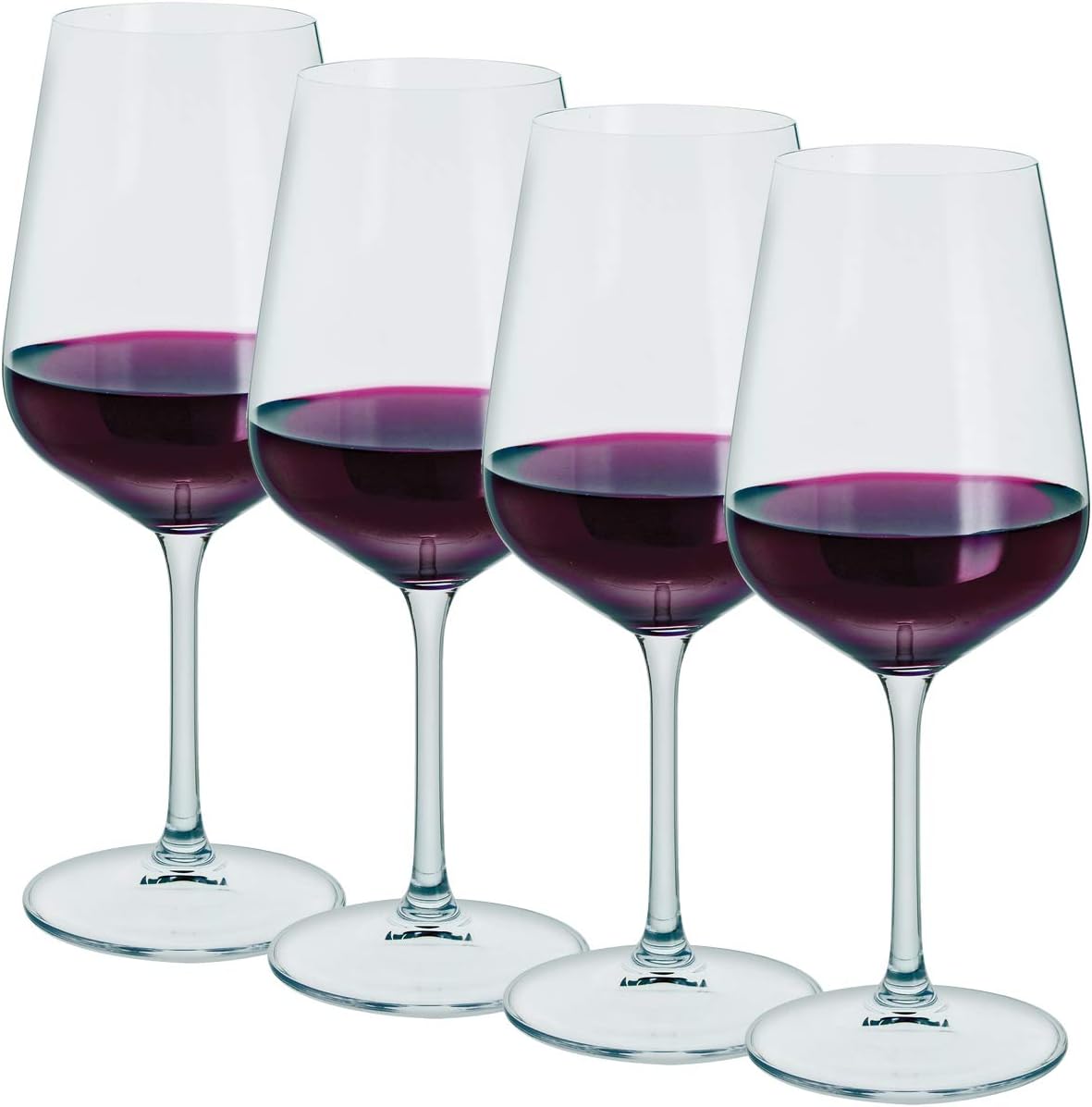 Dartington Profile Luxury Red Wine Glass Set of 4 Amazon.co.uk