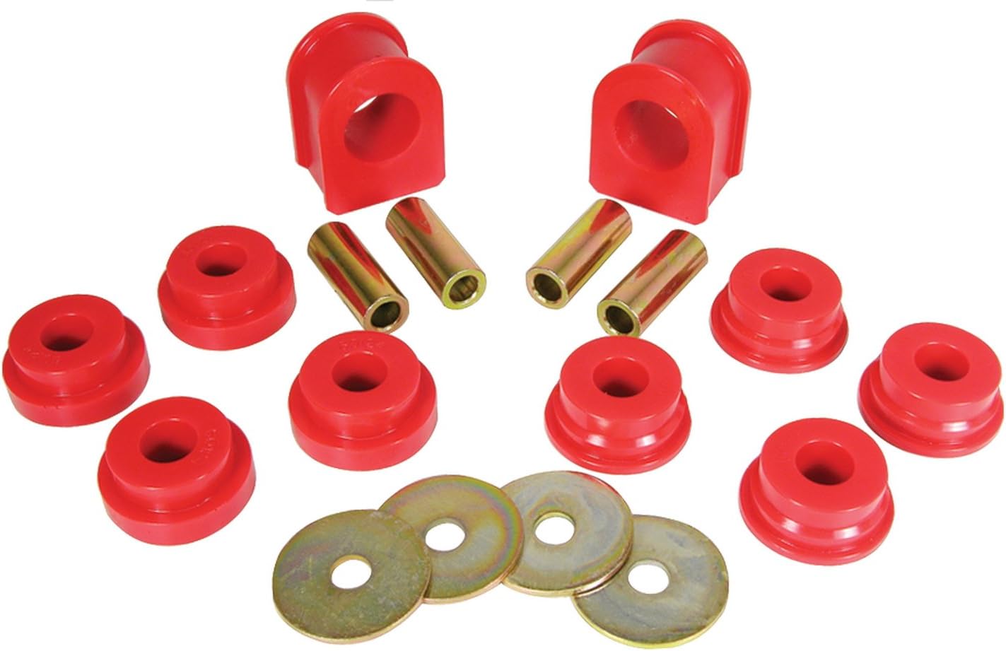 Prothane 6-1166 32mm Front Sway Bar Bushing Kit, Red