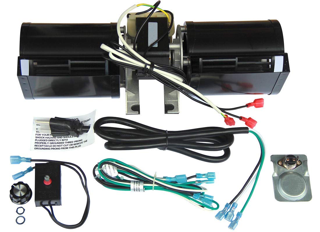 Hongso GFK160 GFK160A GFK160 Replacement Fireplace Blower KIT Heat N