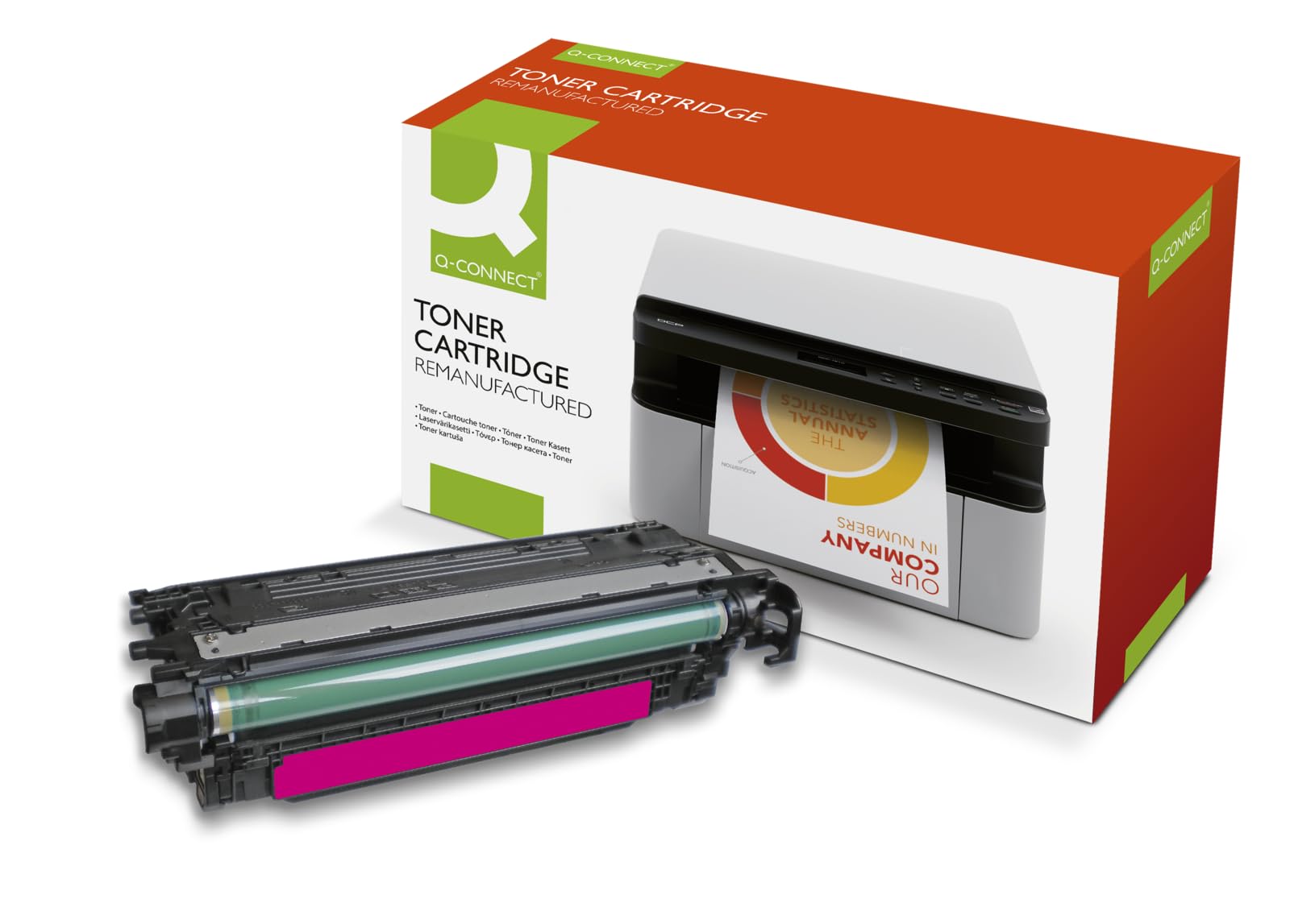 Q-Connect Compatible Solution HP 648A Laserjet Toner Cartridge Magenta CE263A-COMP