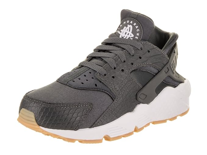 Nike W Air Huarache Run Se - Dark Grey/Dark Grey-Gum Yellow