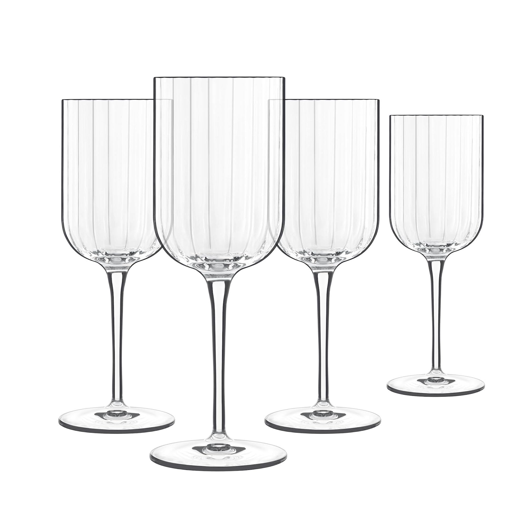 Luigi Bormioli - Bach - Red Wine Glasses Set of 4 - SON.hyx Crystal - Highly Resistant to Breakage - Dishwasher Safe - Made in Italy