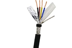 Resistant Cable High Flexible Drag Chain Cable, 2,3,4,5,6,8,10,12,16 Core Towline Wire, 0.3, 0.5,0.75,1,1.5mm Square Shielded