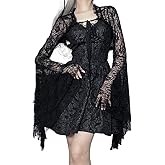 Goth Lace Shrug Fashion Trendy Crop Top Shrugs for Women