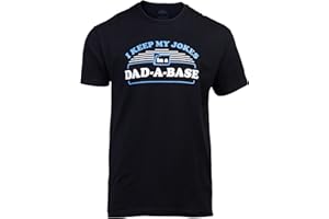I Keep My Dad Jokes in a Dad-A-Base | Funny Father Tee Shirt, Grandpa Daddy Base Father's Day Bad Pun Humor T-Shirt