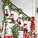 SupMLC Christmas Stockings, 2 Pcs 18 inches Christmas Stockings, Burlap with Large Plush Cuff Stockings, for Family Holiday Xmas Party Decorations