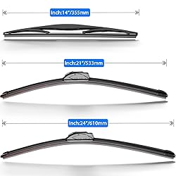 RAINTOK Windshield Wiper Blades Replacement for