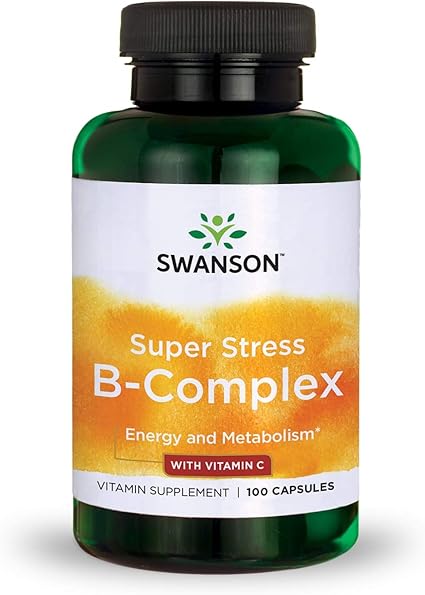 Amazon Com Swanson B Vitamin Stress Complex With Vitamin C Stress