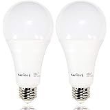AmeriLuck 3-Way 50/100/150W Equiv. A21 LED Bulb 2200 Lumens Daylight 5000K (2 Pack)