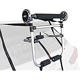 HUIMENG Kayak Roller - Load Assist Prevent Sideslip with Adjustable Tightness and Angle Boat for Mounting Kayaks Canoes to Car TopsCrossbarsRoof Racks or Roof Pads,Load 220lbs, silver