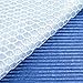 Zwipes Microfiber Glass Mirror and Window Cleaning and Polishing Cloth | Dual-Sided | 2 Pack, Blue