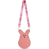 NLCAC Easter Bunny Beaded Purse Crossbody Bag Pink Beaded Bag Adjustable Spring Holiday Strap Shoulder Bag for Women