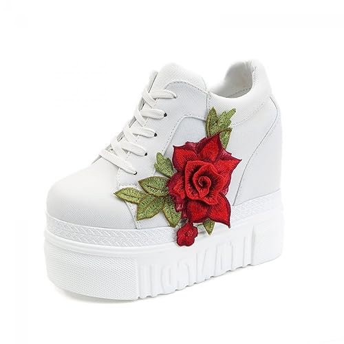 flower platform shoes