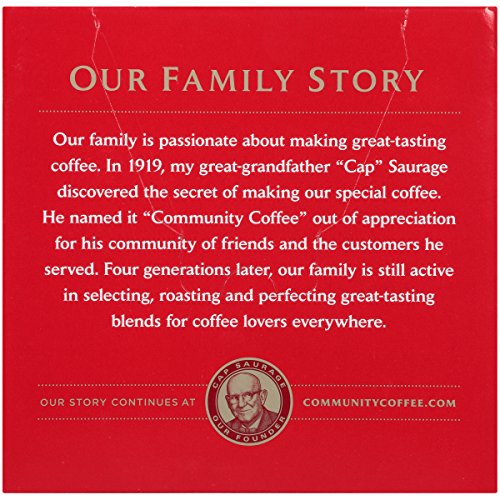 image for Community Coffee and Chicory Medium Dark Roast Single Serve 18 Ct Box,