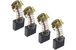 Carbon brush replacement coals kit by size 0.6" x 0.27" x 0.7" (16 x 7 x 18mm), compatible with Makita grinder parts GA7021, 