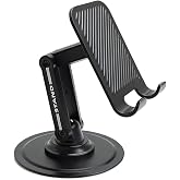 Vearstie 360&deg; Rotating Desk Phone Stand Weighted Carbon Steel Base for iPhone