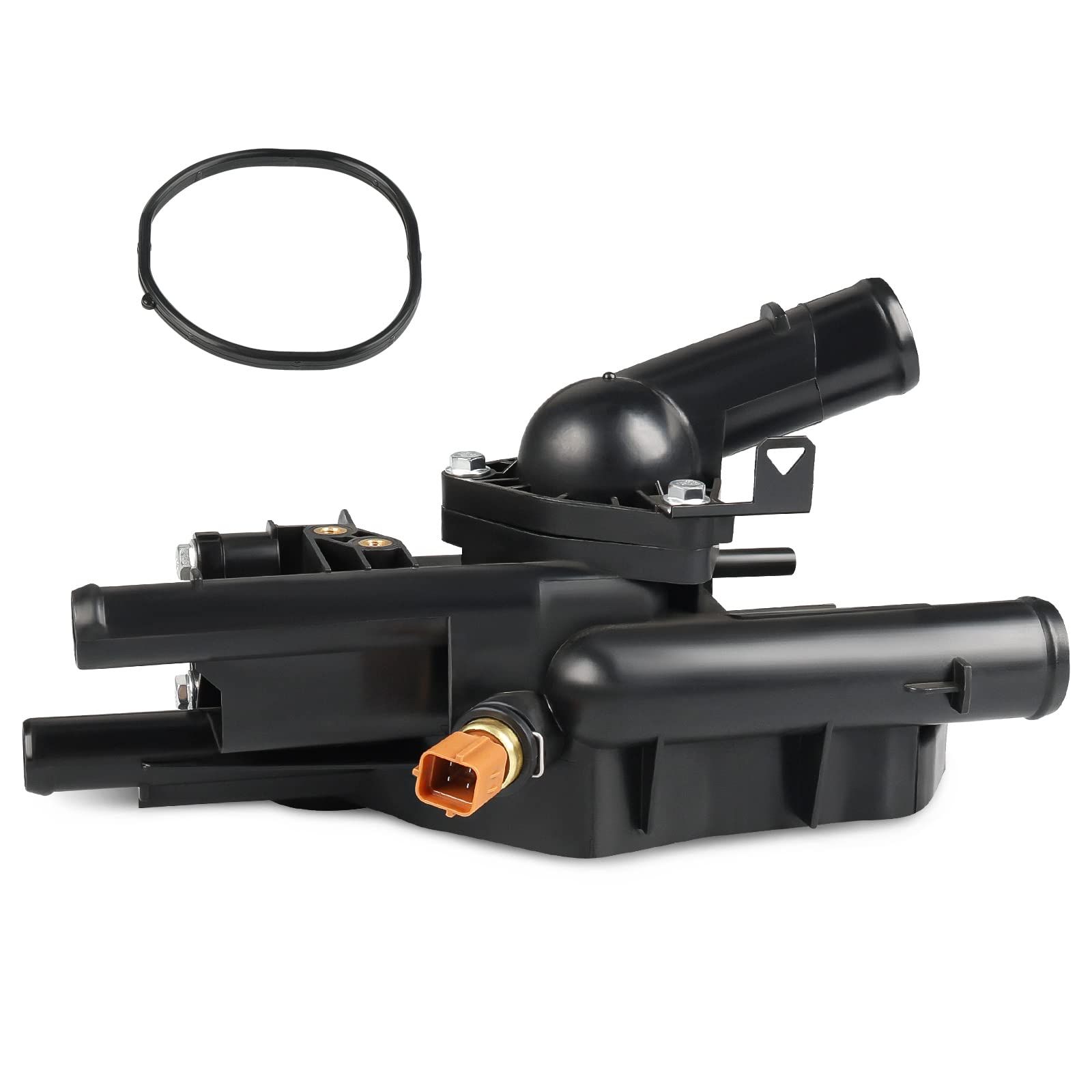 Photo 1 of WMPHE Engine Coolant Thermostat Housing Assembly Replacement for 256002G600 Compatible with 2008-2010 Hyundai Sonata/Kia Rondo, 2009-2010 Kia Optima 2.4L