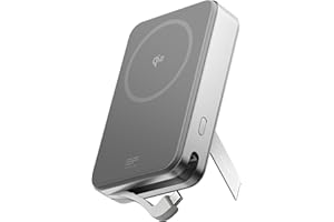 EF ECOFLOW Rapid Power Bank, 10000mAh Qi2 Certified Wireless Magnetic Portable Charger, 65W Max Fast Charging Battery Pack, Built-in Cable & Stand for Laptop, MacBook, iPhone16/15/14/13 Series Only