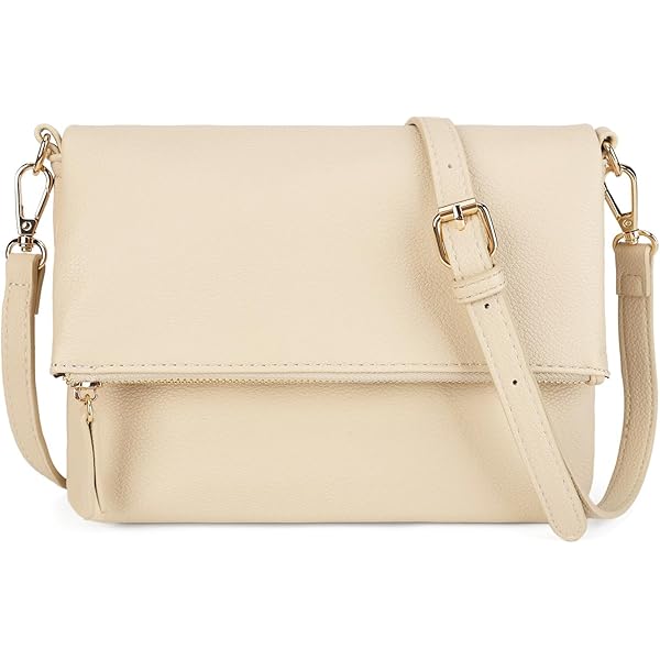 Zilmow Women's Color-Block Crossbody Bag – PU Leather, Two Straps, Medium Size - View #7