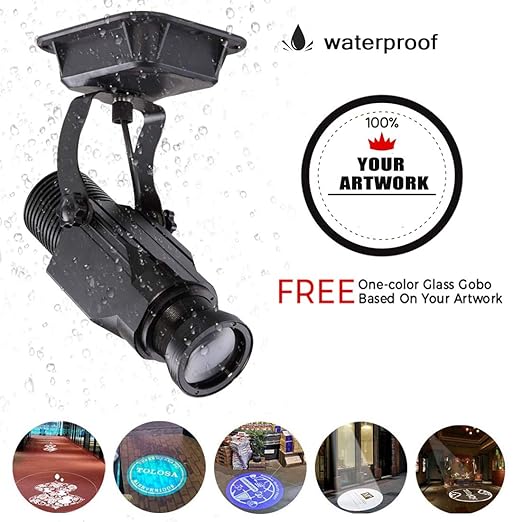 Logotipo de LED del Gobo personalizado cubierta Manual de zoom ...